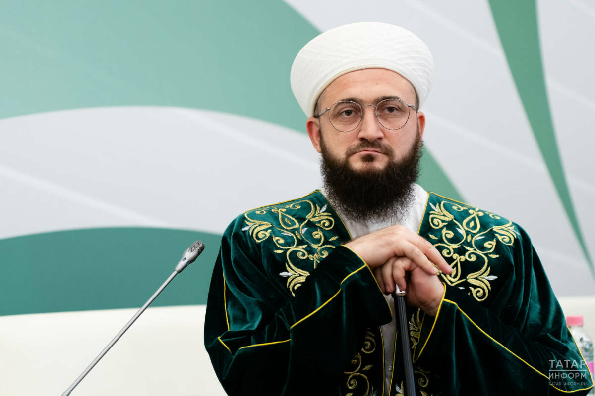 Камил Сәмигуллин Мәүлид ае якынлашып килү уңаеннан мөселманнарга мөрәҗәгать итте. Фото: "Татар-информ"